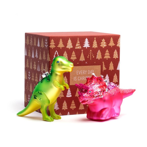 Every Day is Christmas Glass Blown Ornaments Cute Hand Made