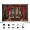 Renaiss 3 x 2.5 m Rustic Christmas Indoor Background Wooden