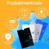 HSYTEK Pack of 10 Credit Card Sleeves, Multicoloured RFID Blocker