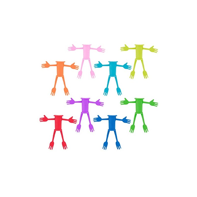 Oenophilia Wine Glass Stem Dudes - Set of 8