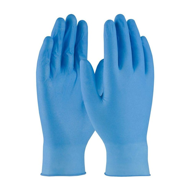 SousVideTools 100 Pieces Medical Nitrile Gloves, Blue Disposable Gloves Large,