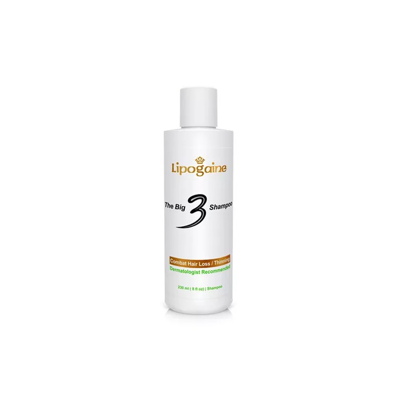 Lipogaine Hair Regrowth Shampoo, Lipogaine Big 3 Shamoo