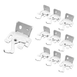 Laroal 10-Pack Standard Roman Blind Brackets Roman Blind Accessories Butterfly Mounting Bracket For Top Or Face Fixing