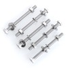 Mywish (10 Sets) 1/4-20x3 Hex Head Assorted Screws Nuts and