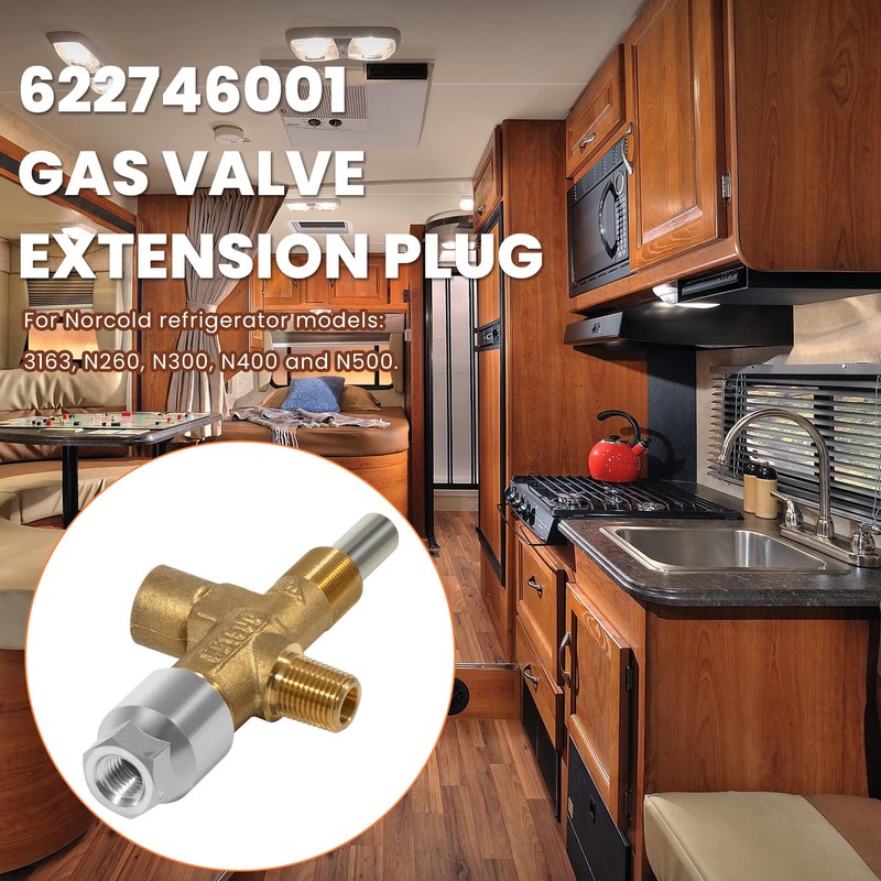 622746001 Gas Valve Extension Plug For Norcold Refrigerator 3163 N260