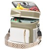 LOKASS Lunch Box for Women/Men-16L-Insulated Lunch Bag, Expandable Double-layer Leakproof
