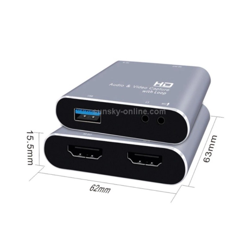 OPKALL HD Audio And Video Capture With Loop Card 4K