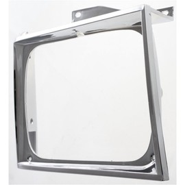 Wbeng Chrome Headlight Bezel Trim Passenger Side Right for Chevy for S10 1982-1990 & Blazer 1983-1990,for GMC for S15 1982-1990 & Jimmy 1983-1990 Truck