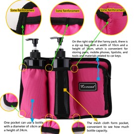 Massage Oil Holster Massage Bottle Bag Lotion Holster Massage Therapist Massage Oil Holster Massage Lotion …(3kd9D-Rose Red)