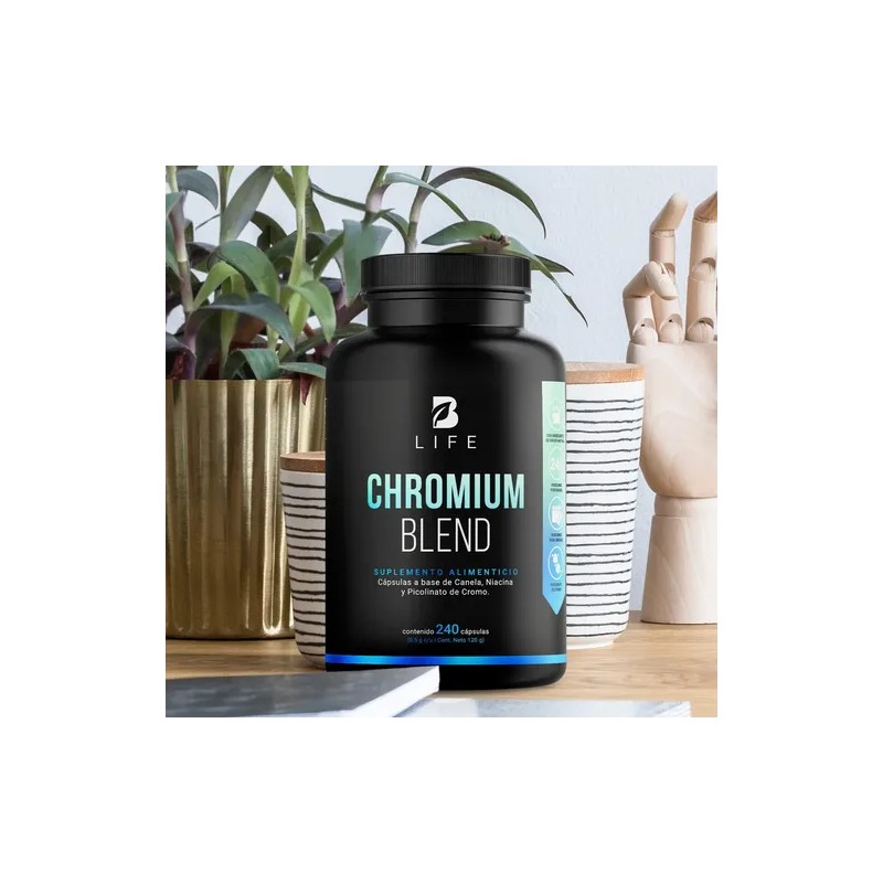 Picolinato De Cromo De 240 Cápsulas Chromium Blend B Life