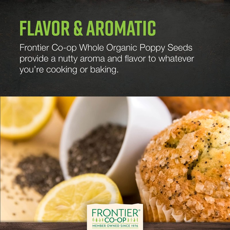 Frontier Co-op Frontier Co-op Organic Whole Poppy Seed 1lb -