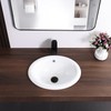 KARAMAG Bathroom Vessel Sink 18'' x 15'' Semi Recessed Bathroom