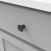 Hickory Hardware H077861MB Veranda Collection Knob, 1-1/8 Inch Square, Matte