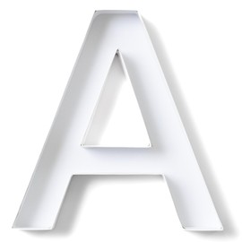 Sisterly Market - Cardboard Numbers and Cardboard Letters Fillable Candy Box, Handmade Marquee Letters for Parties and Milestones, Letter A, 12" L x 1.5" W