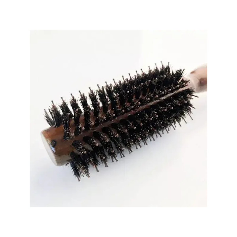 순돈모 자연목 롤 포킹 헤어브러쉬(special large) Pure Mongolian Natural Wood