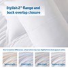Nestl Queen Duvet Cover Set with Comforter Insert - White