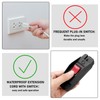 2 Pieces 20A Heavy Duty Inline Cord Switch Black On/Off