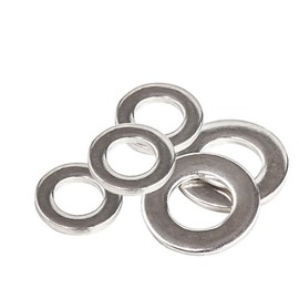 50Pcs M3.5 Flat Washers(OD=8mm,0.5 mm Thickness), 304 Stainless Steel / 18-8, Plain Finish,Washers Flat