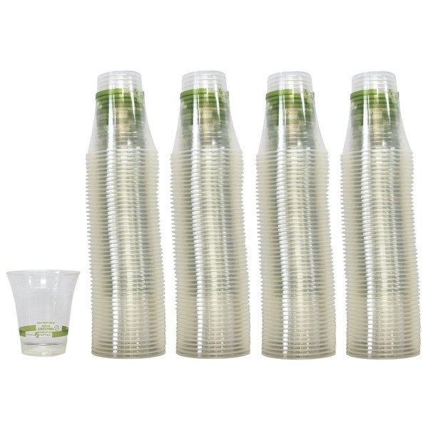 World Centric - Biodegradable Compostable Cold Cups, 12 Ounce (200 Count)