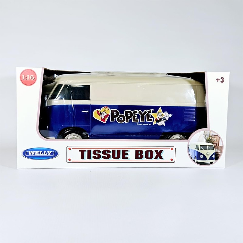 Tissue Case + (Plus) T1 Bath Popeye Design with Cup