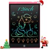 LCD Writing Tablet, 12inch Colourful Magnetic Drawing Pad Learning Educational