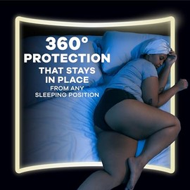 Always ZZZs - Ropa interior desechable para mujer, talla S/M, color negro, a prueba de fugas, 7 unidades, paquete de 2 (14 unidades en total)