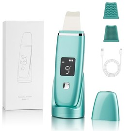 Skin Scrubber Facial, Limpiador Facial Ultrasnico con 4 Modos de Cuidado de la Piel, USB Recargable Skin Scrubber Peeling, Limpiador Facial para...   