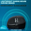 SOLAKAKA SM805 Lightweight Wireless Gaming Mouse,24000 DPI,Tri-Modes Connection,BT5.0/Type-C Wired/2.4G Wireless