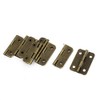 Sourcingmap Rotatable Window Drawer Door Hinges, 3cm, Bronze Tone, 8