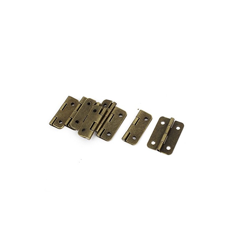 Sourcingmap Rotatable Window Drawer Door Hinges, 3cm, Bronze Tone, 8