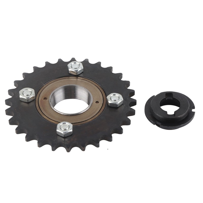 420 28T Tooth Sprocket Flywheel Bike Connector Set Steel for