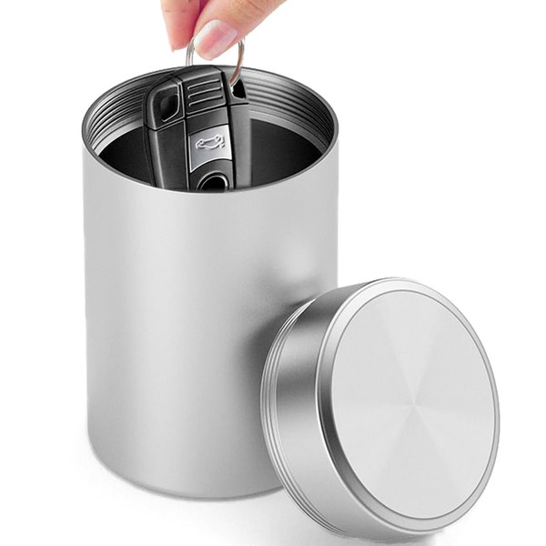 MOICUU (Small) Aluminum Can Radio Wave Blocking Case Smart Key