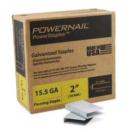 Powernail PS2005 15.5-Gauge 2-Inch Length Flooring Staples (5000 ct)