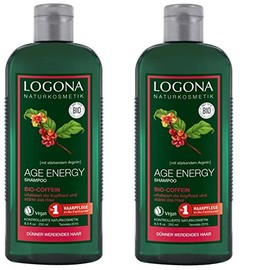 Logona Age Energy Shampoo Organic Caffeine (2 x 250 ml)