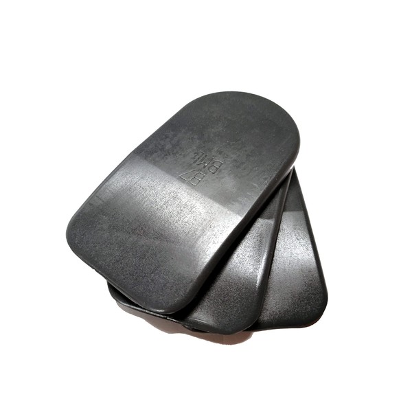BML 7mm Heel Lifts, 3pk (Boys, Gray [Super Soft])