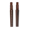 2PCS Rough Fine Morse Taper Reamer High Carbon Steel Straight