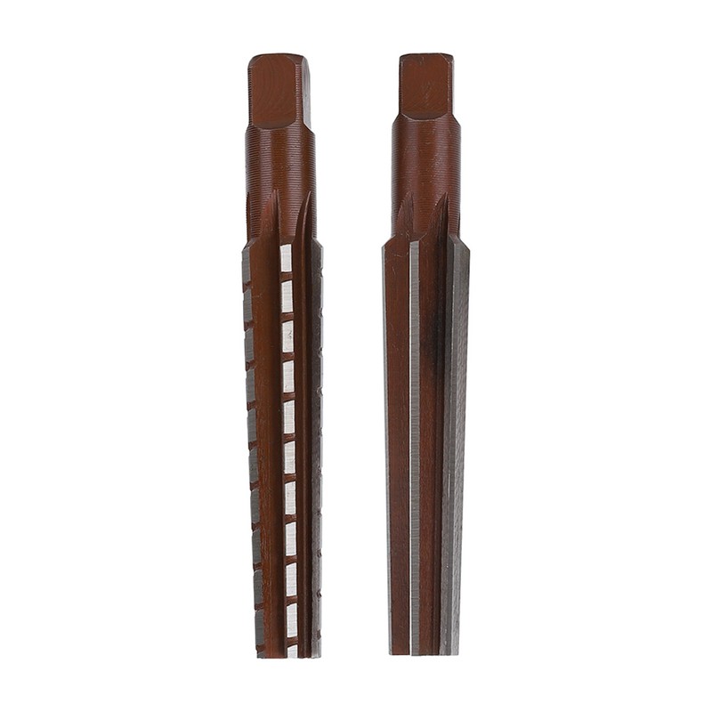 2PCS Rough Fine Morse Taper Reamer High Carbon Steel Straight