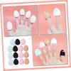 Healeved 15pcs Velour Soft Puff Setting Powder Translucent Mini Makeup