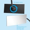 Clip On Security Cubicle Convex Mirror for Personal Safety, Open