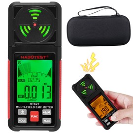 Electromagnetic Field Radiation Detector,Portable 2.26inch LCD Display EMF Reader Meter EMF Tester WiFi Signal 5G Signal Detector with Backlight and Sound Alarm EMF Detector for RF EF MF