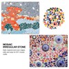 VILLCASE Ceramic Mosaic Tiles, Broken Ceramic Tiles Pieces Glazed Tiles,