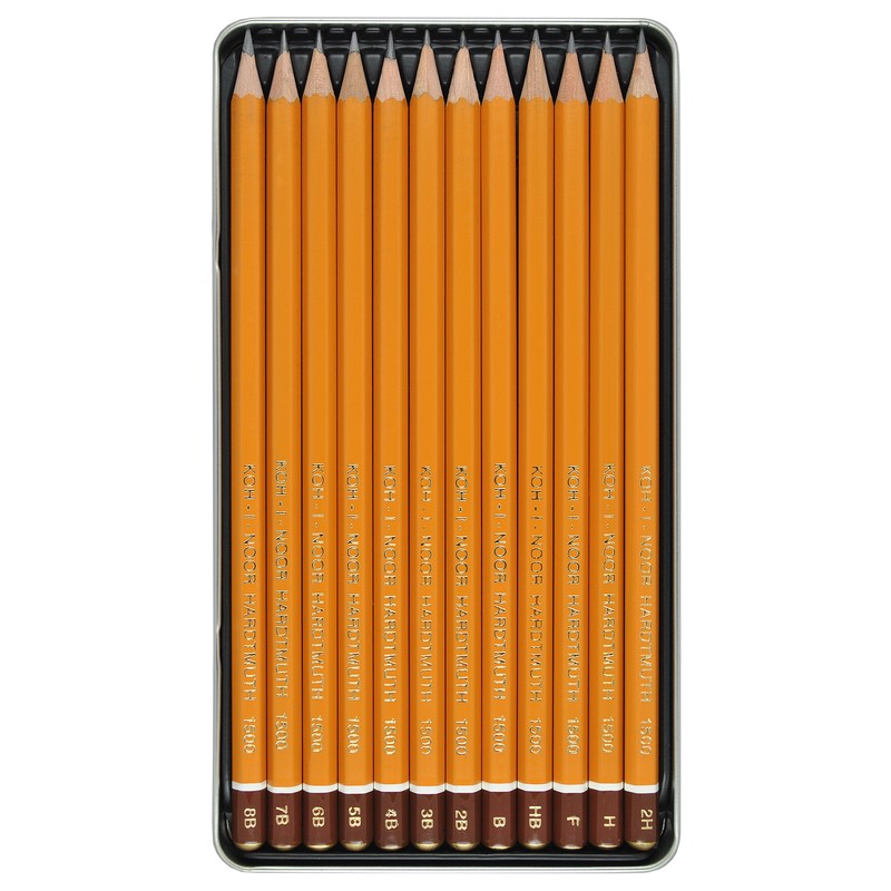 1502/11 Koh-I-Noor Art Set Soft Grades 8B-2H (Set)