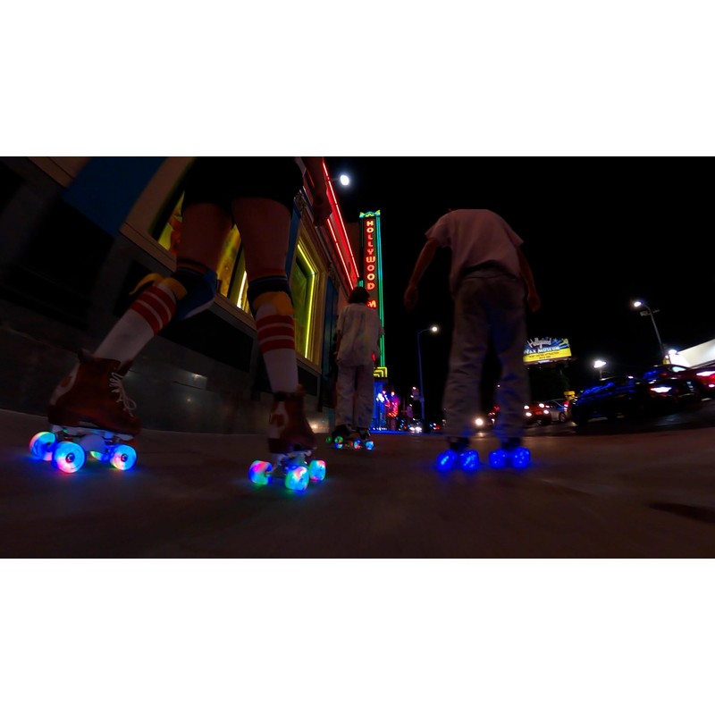 Moxi COSMO Glow Wheels, LED Light Up Outdoor Roller Skate