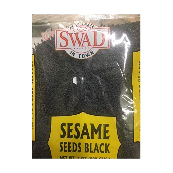 Great Bazaar Swad Sesame Seed Black, 7oz, 7 Ounce