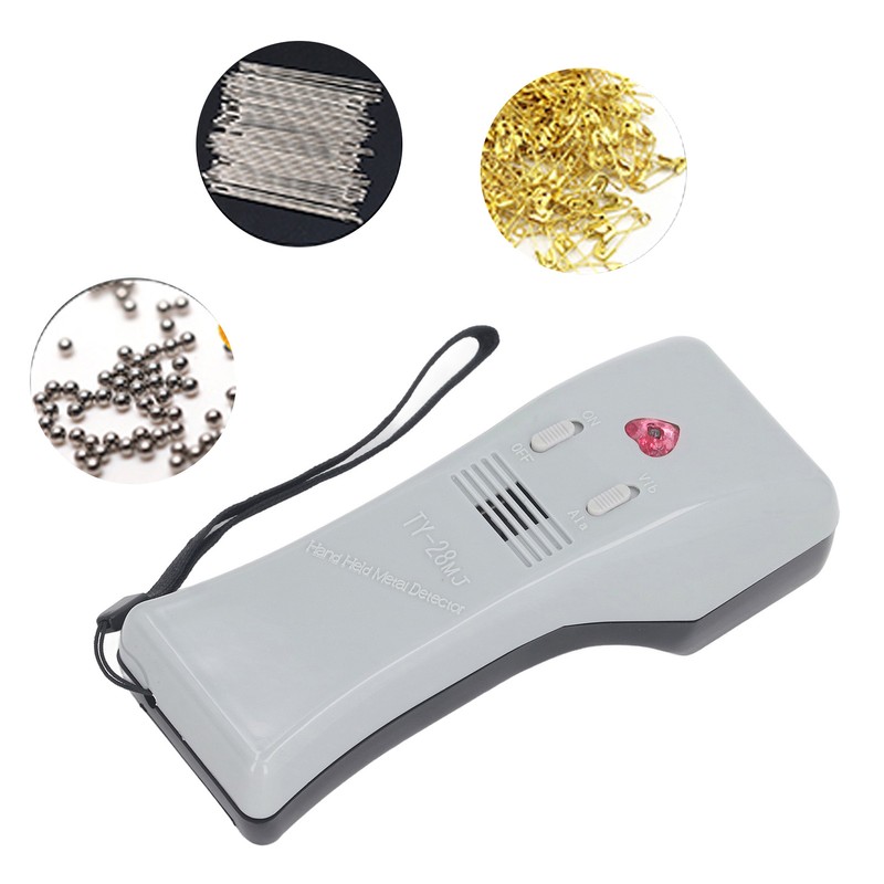 Handheld Needle Detector Magnetic Detective Vibration Sound Alarm High Accuracy