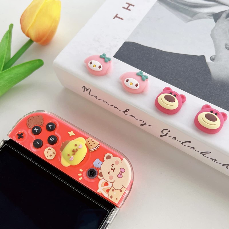 Switch oled lite Analog Stick Cover (4 pieces) Switch Light