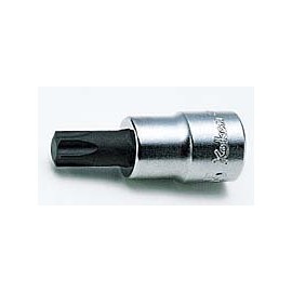 Koken 1/2 (12.7 mm) SQ. Torx Plus Bit Socket, Total Length: 2.4 inches (60 mm), 55IP, 4025.60-55IP