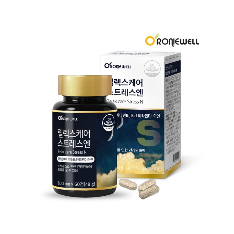 Roniwell (현대Hmall)로니웰 릴렉스케어 스트레스엔 60정 (2개월분) (Redirect Hmall) Roniwell Relax