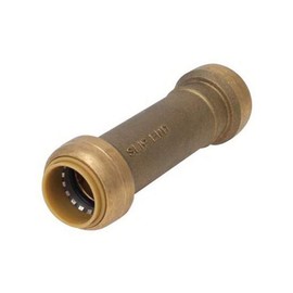 SharkBite U3016LFA Slip Coupling 3/4 inch, Repair Plumbing Fitting Pipe Connector, Push-to-Connect, Copper, CPVC