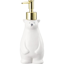 Sunart SAN3772 Cute Miscellaneous Goods Hand Soap Dispenser, Approx. 8.1 fl oz (230 ml), Polar Bear, White